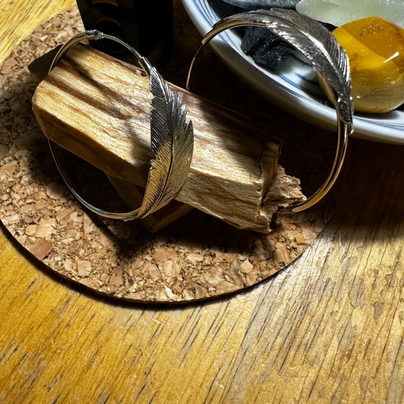 Sterling Silver Hoops - Picture 2 of 5